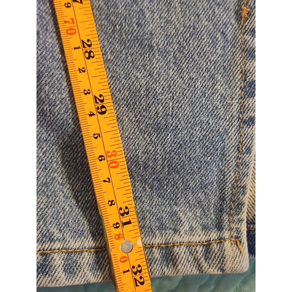 Nasty Gal Size US 12 Organic Blue Denim‎ Split Hem High Rise Mom Jeans NWT - Picture 11 of 11